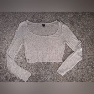 Long Sleeve Crop Top